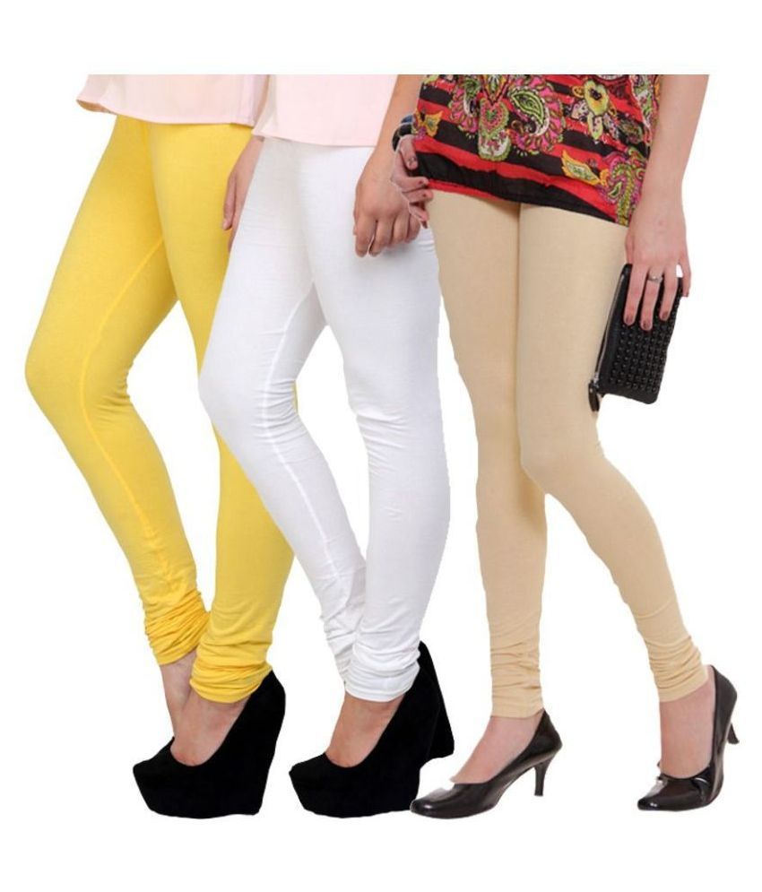     			Famaya Cotton Pack of 3 Leggings