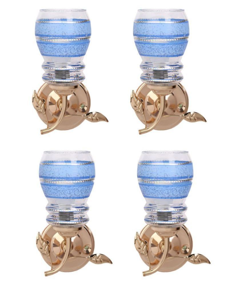     			AFAST Decorative & Designer Glass Wall Light Multi - Pack of 4