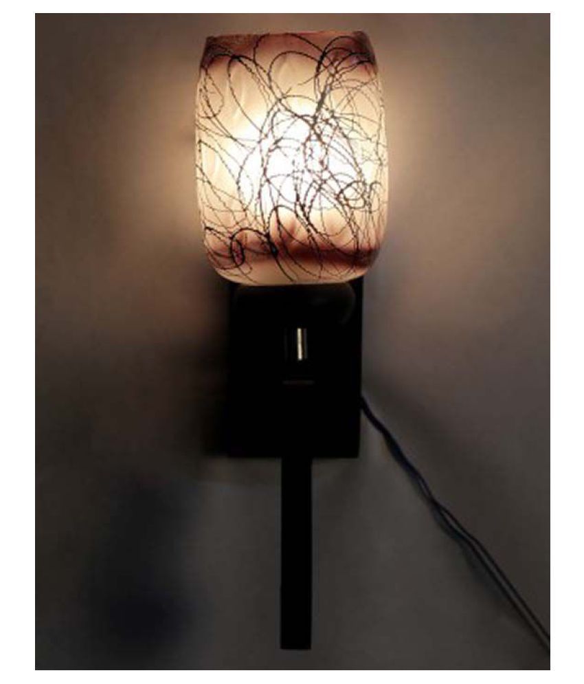     			AFAST Decorative & Designer Glass Wall Light Brown - Pack of 1