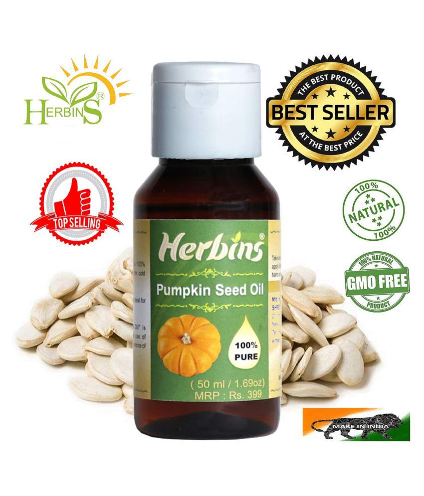 Herbins Pumpkin Seed Skin Hair Growth Essential Oil 50 mL: Buy Herbins Pumpkin  Seed Skin Hair Growth Essential Oil 50 mL at Best Prices in India - Snapdeal