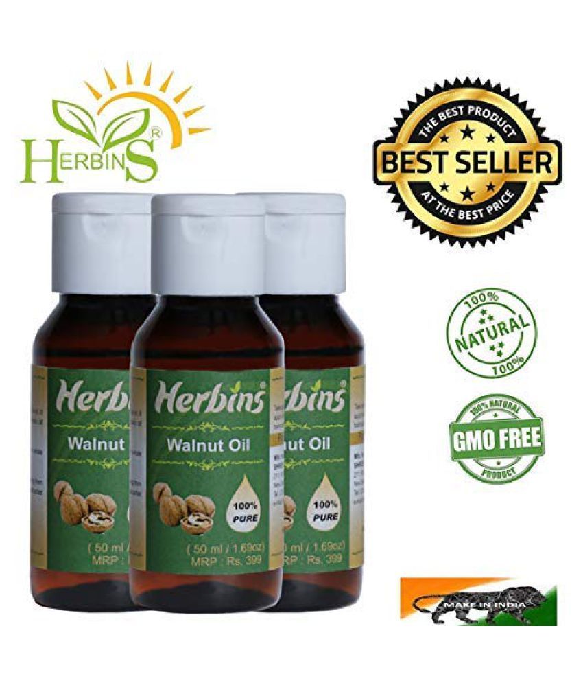 Herbins Pure Cold Pressed Walnut Essential Oil 50 mL Buy Herbins Pure