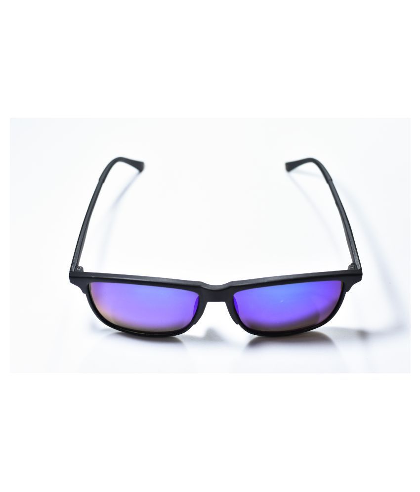 Mandh Eyewear Purple Rectangle Sunglasses Bncc025 Buy Mandh Eyewear