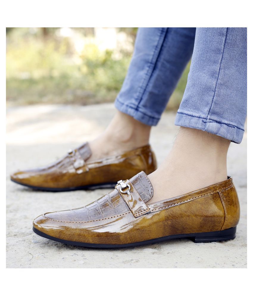 ZXYZO Tan Loafers - Buy ZXYZO Tan Loafers Online at Best Prices in India on Snapdeal