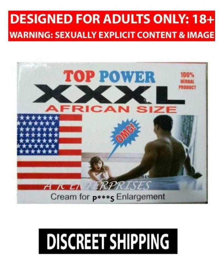 TOP POWER XXXL AFRICAN SIZE CREAM FOR PENIS ENLARGEMENT CREAM Buy