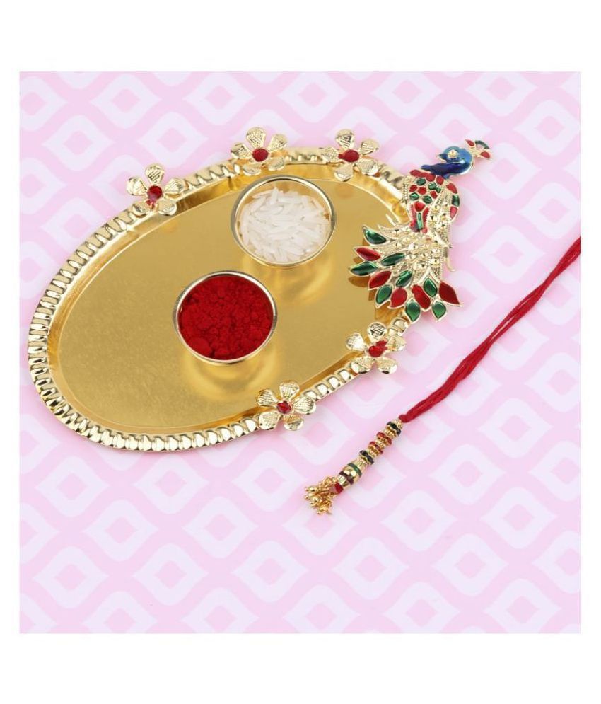     			Rakhi & Pooja Accessories Multicolour Pack of 2