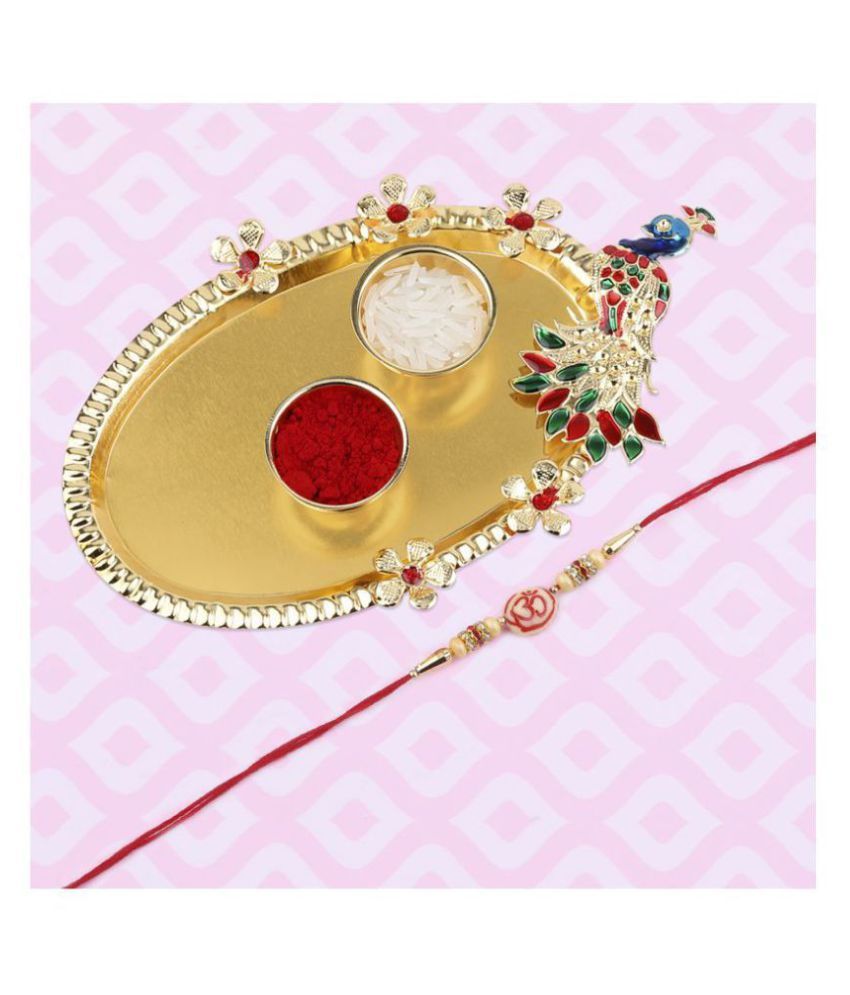     			Rakhi & Pooja Accessories Multicolour Pack of 2