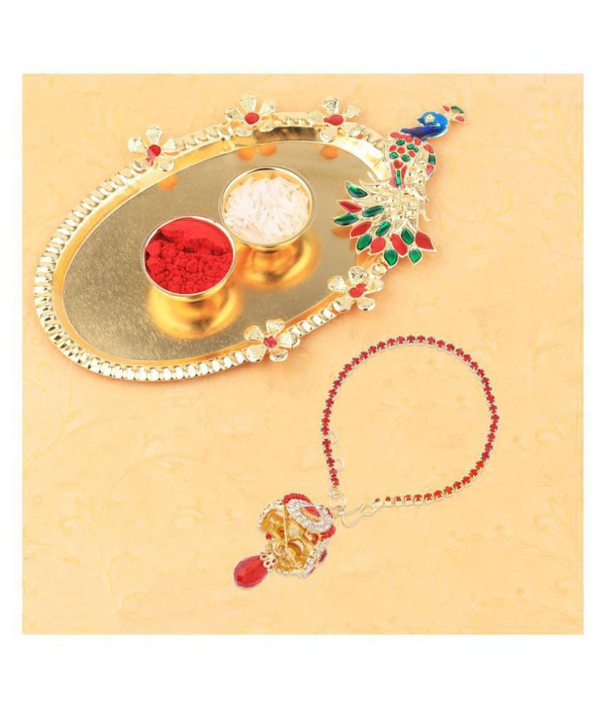     			Rakhi & Pooja Accessories Multicolour Pack of 2