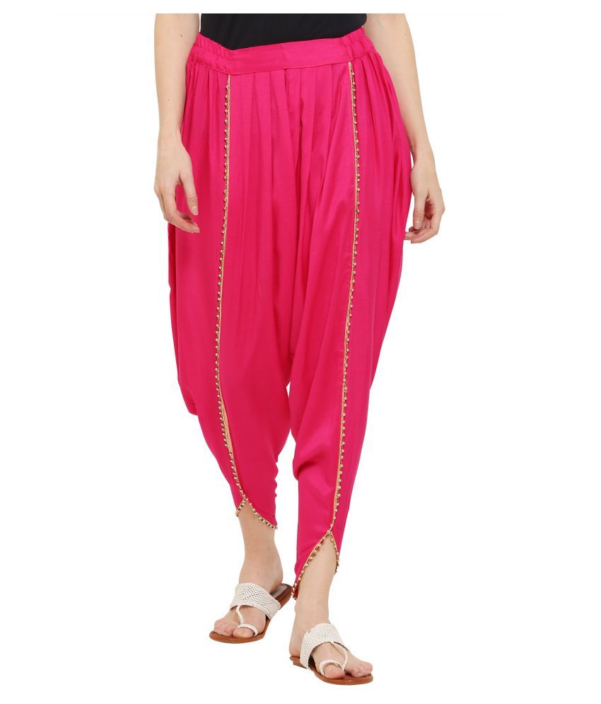 rayon dhoti pants
