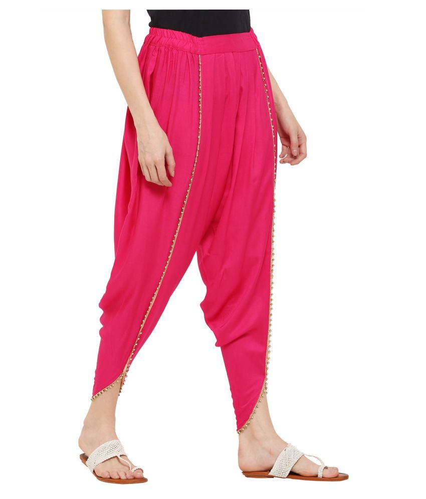 rayon dhoti pants