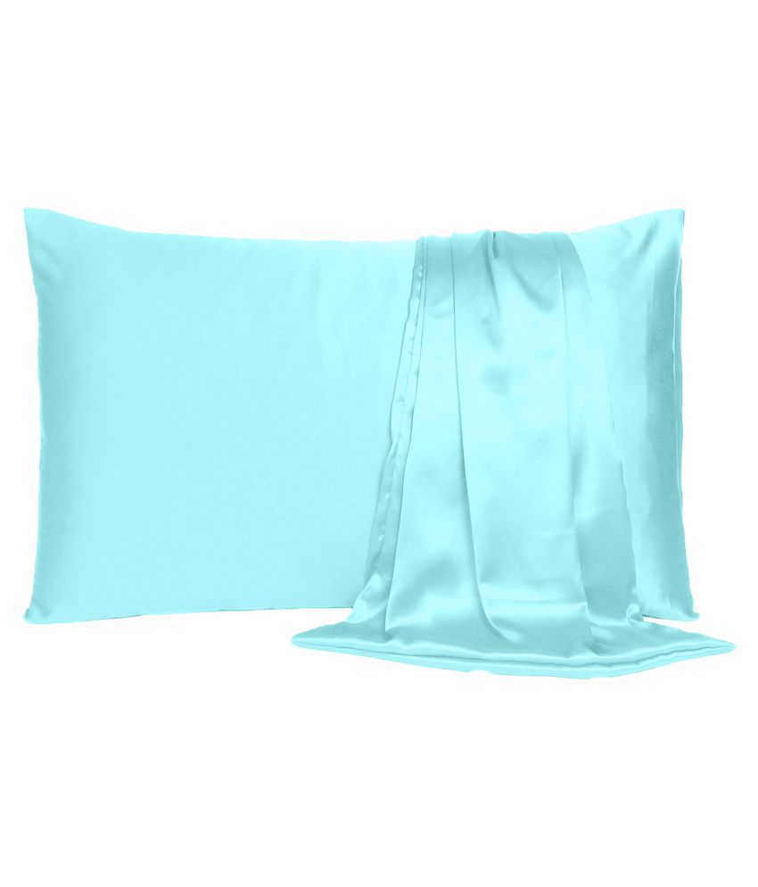 Oussum Single Sky Blue Pillow Cover