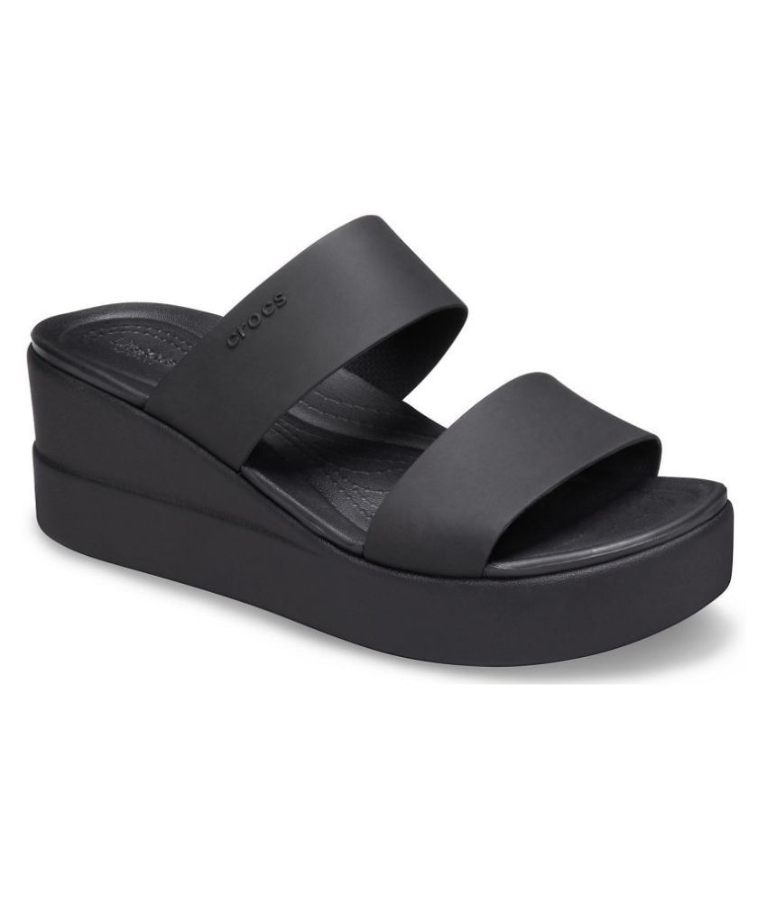Crocs Black Wedges Heels Price in India- Buy Crocs Black Wedges Heels Online at Snapdeal