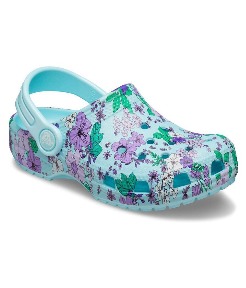 crocs blue womens