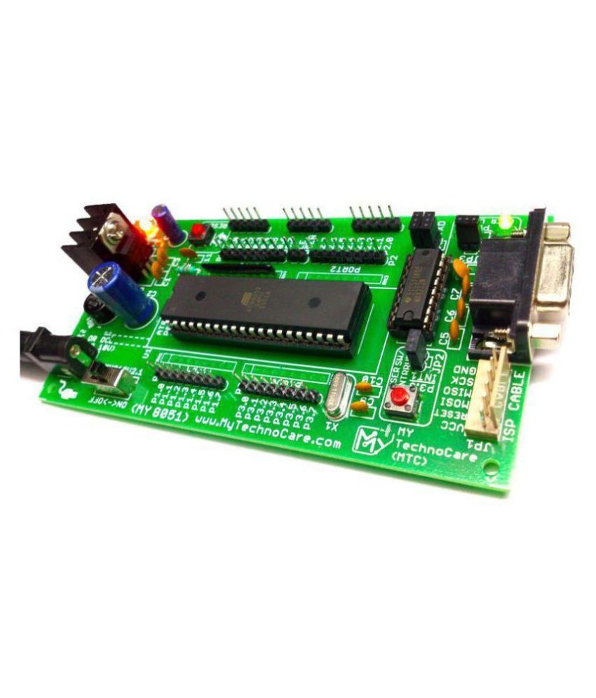 8051 Microcontroller Development Board Project evaluation Kit + MAX232