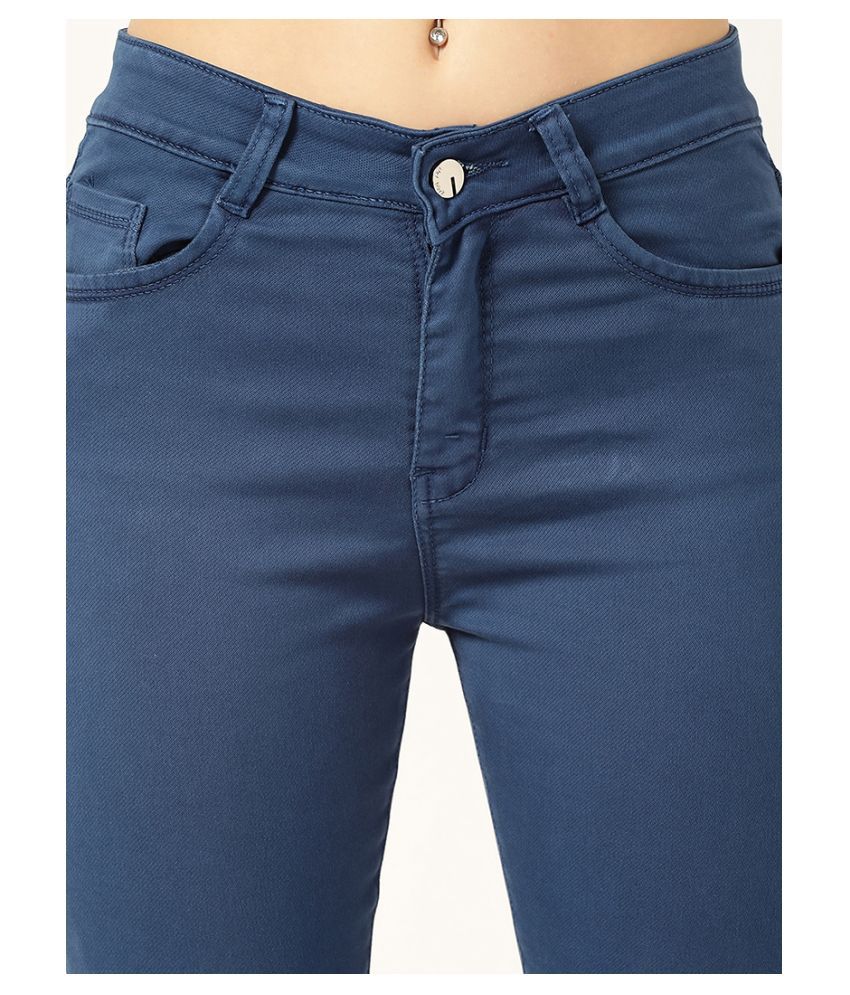V2 Denim Lycra Jeans - Blue - Buy V2 Denim Lycra Jeans - Blue Online at ...