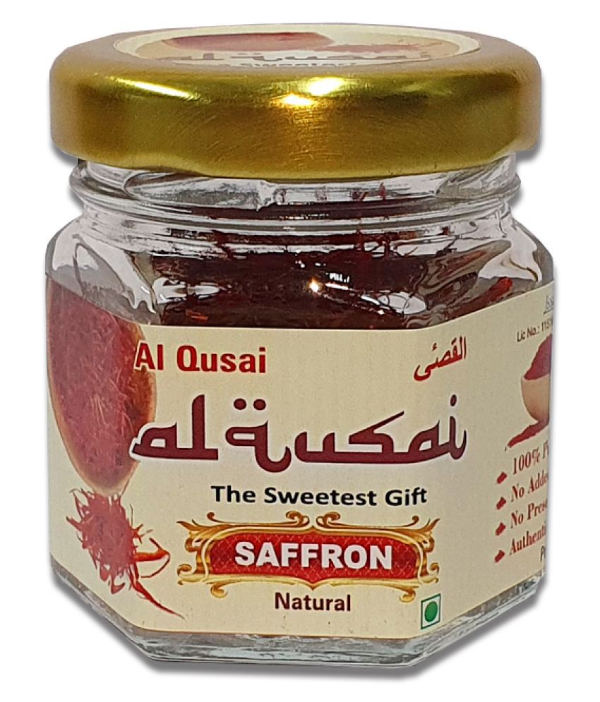 Al Qusai Saffron (Kesar) Kashmiri Mongra 2 G Saffron 2 gm