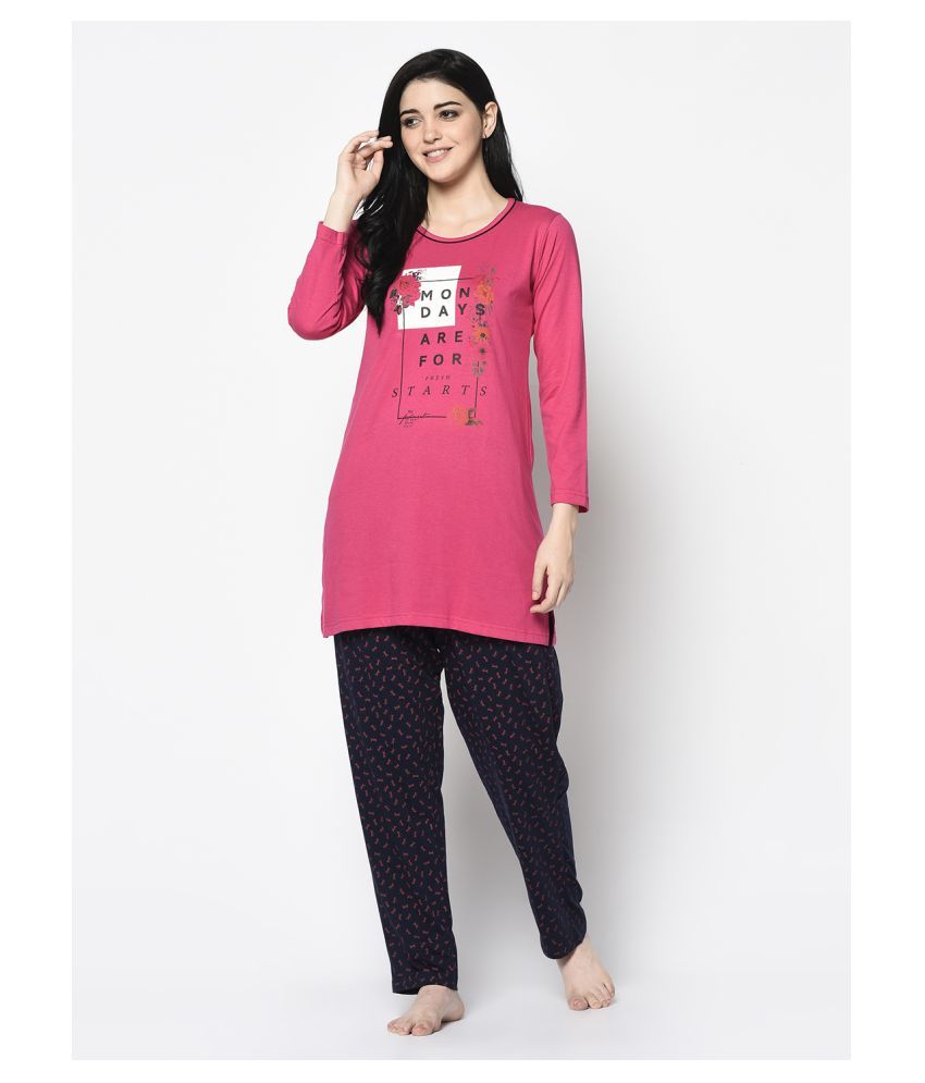 night suit pink colour