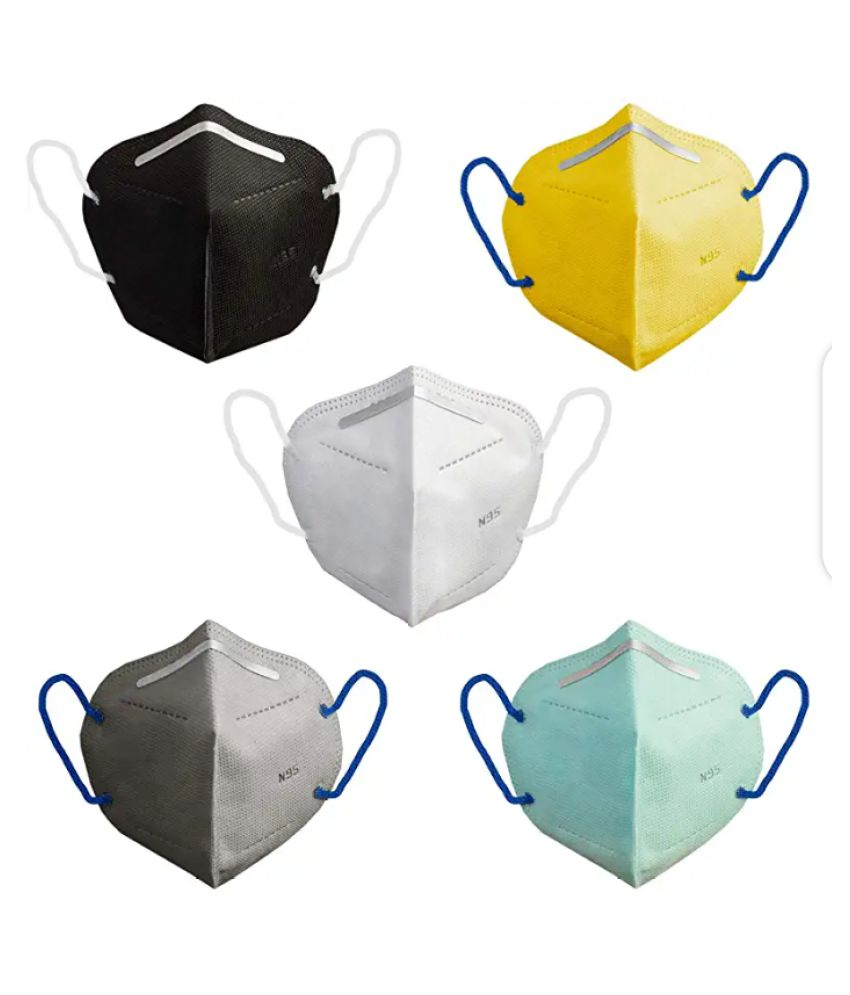 N95 Face Masks Pack Of 50, Easy Breathable, Washable Reusable Multi