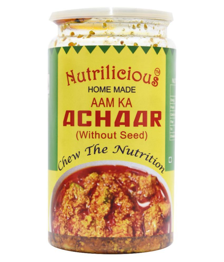 Nutrilicious Homemade m Ka Achaar Without Seed Pickle 300 G Buy Nutrilicious Homemade m Ka Achaar Without Seed Pickle 300 G At Best Prices In India Snapdeal