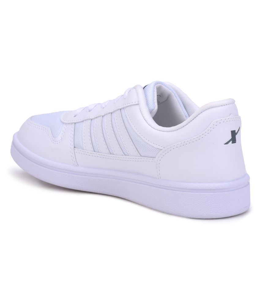 sparx white canvas sneakers