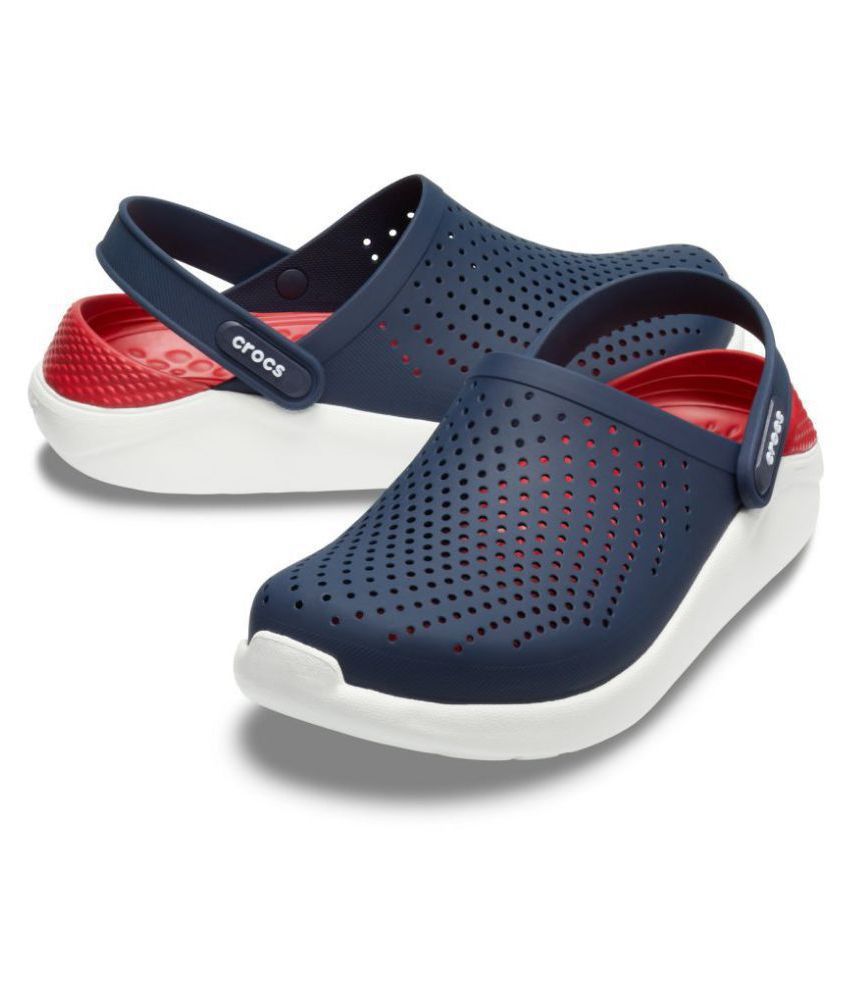 crocs blue sandals
