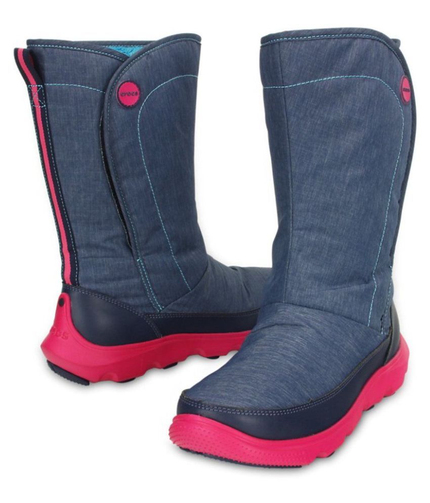 mid calf croc boots