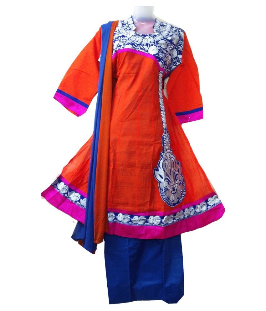 chanderi gown