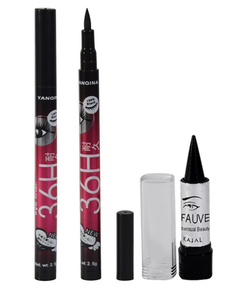     			Adbeni Good Choice Free Kajal With Liquid Eyeliner Black 3 g