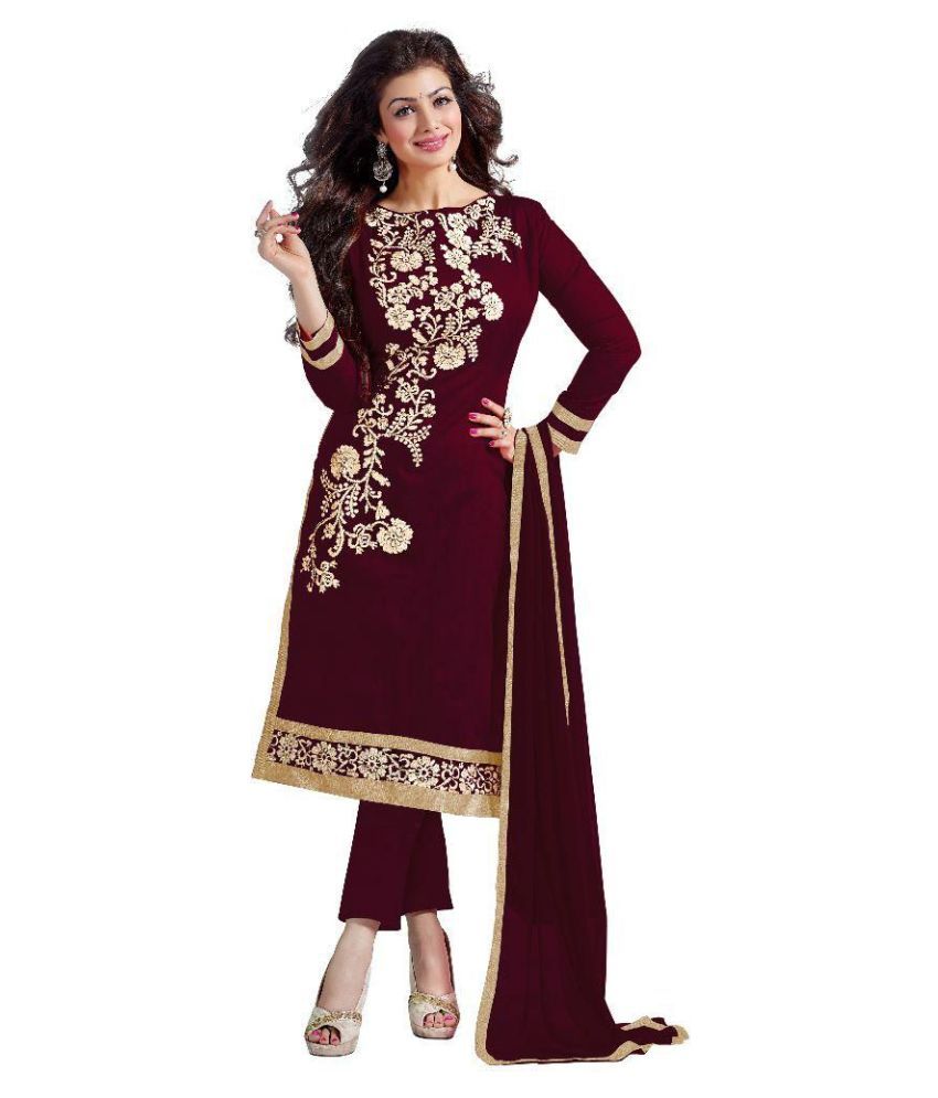 chanderi gown