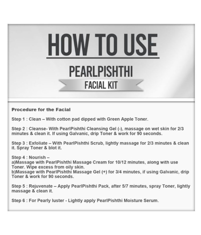 vedic line pearl facial kit