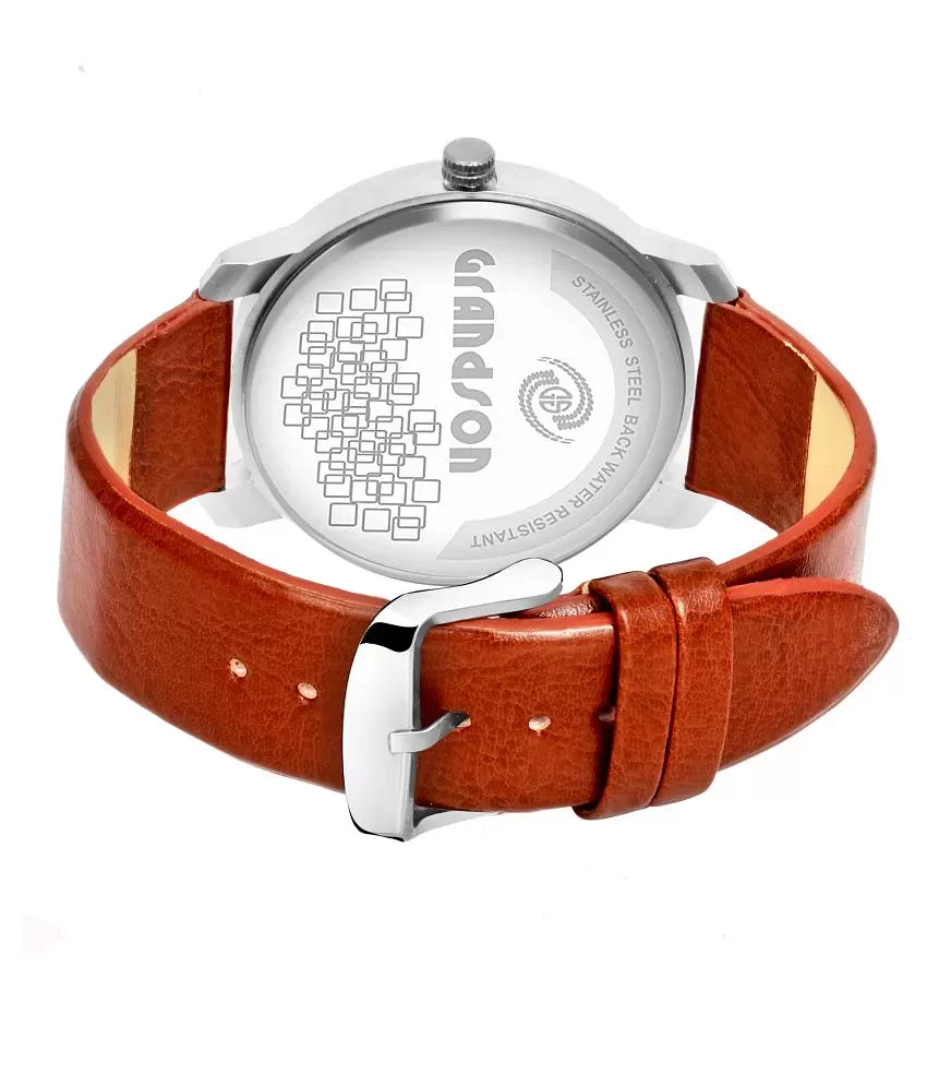 Grandson Quartz Analog Watch - For Men - Buy Grandson Quartz Analog Watch -  For Men GS-582 Online at Best Prices in India | Flipkart.com