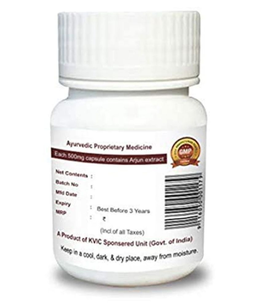 DEEP AYURVEDA INDIA Arjun Heart Rate 30 Capsules Capsule 500 mg Pack