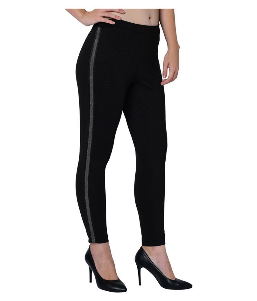 black jegging work pants