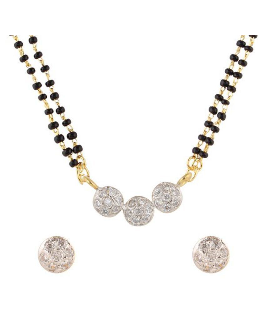 mangalsutra earring set