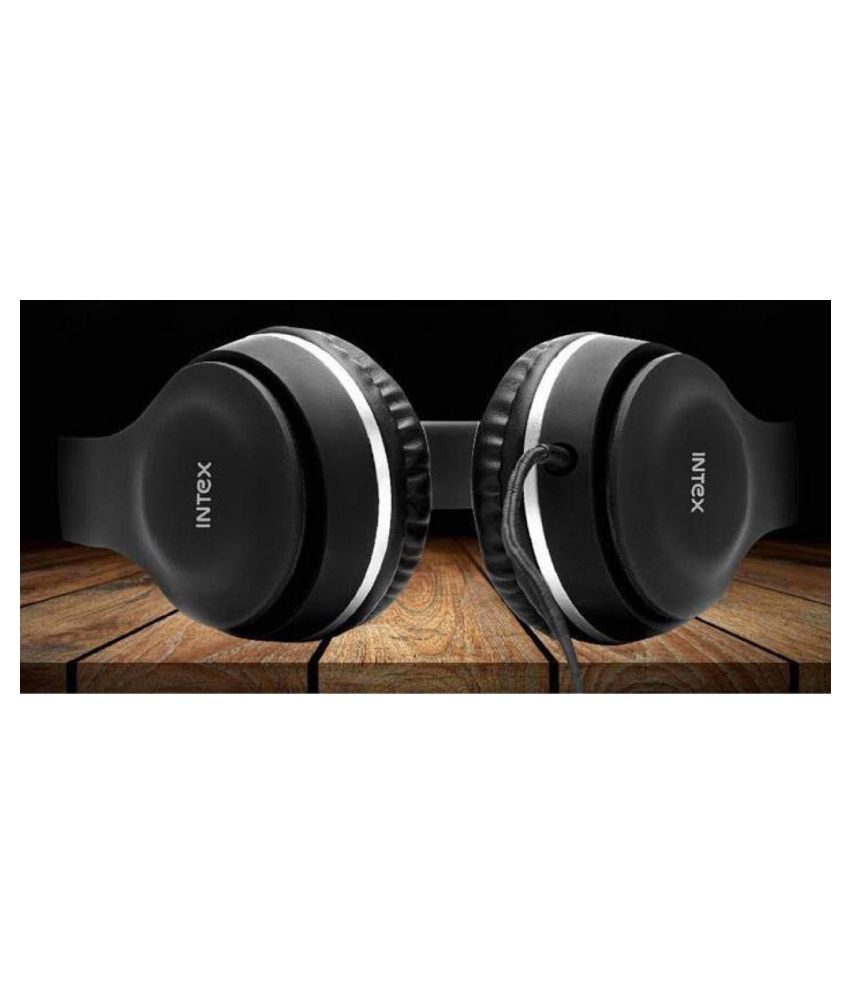 intex roar 101 multimedia wired headphones