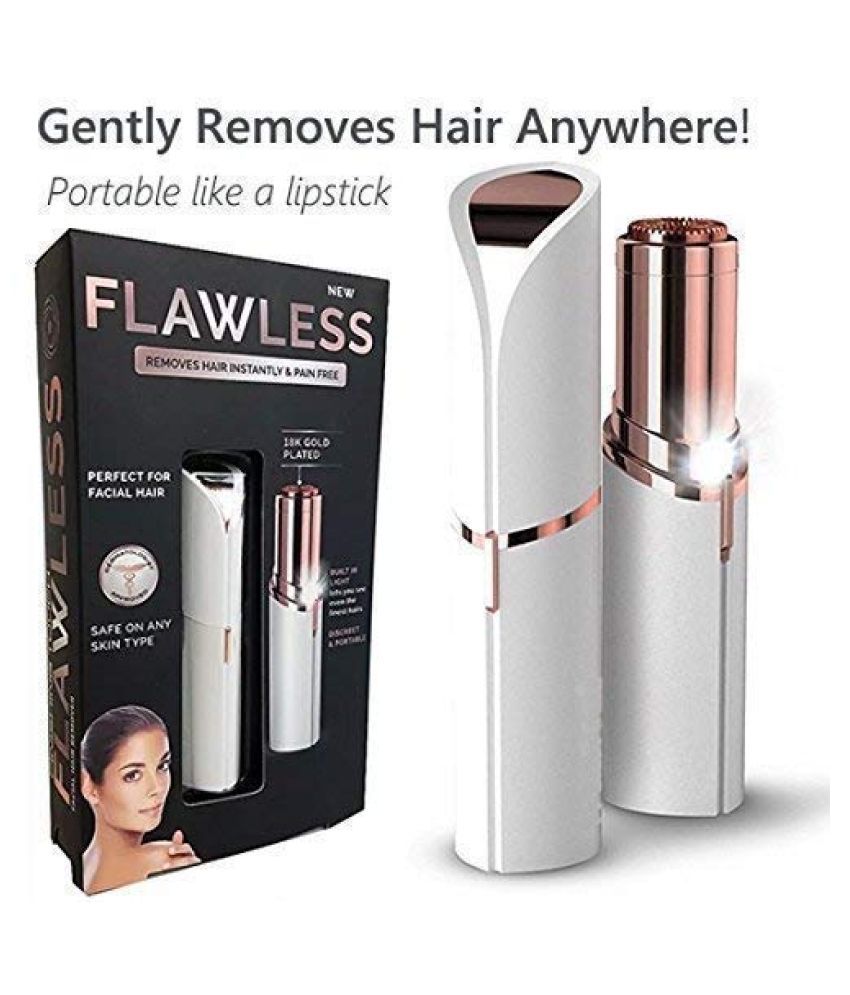 A BEST BUY Flawless Facial Hair Foil Shaver ( White ) Buy A BEST BUY