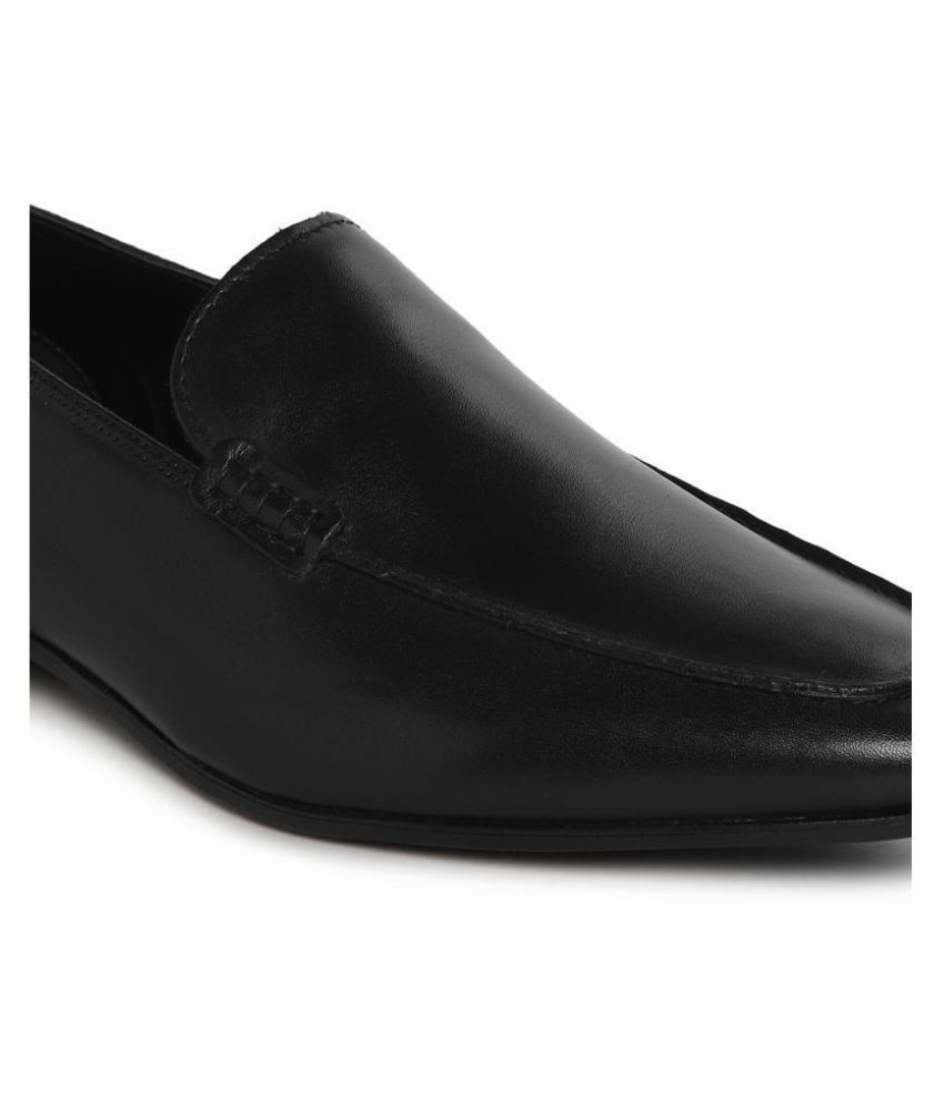 red tape genuine leather slip on shoes