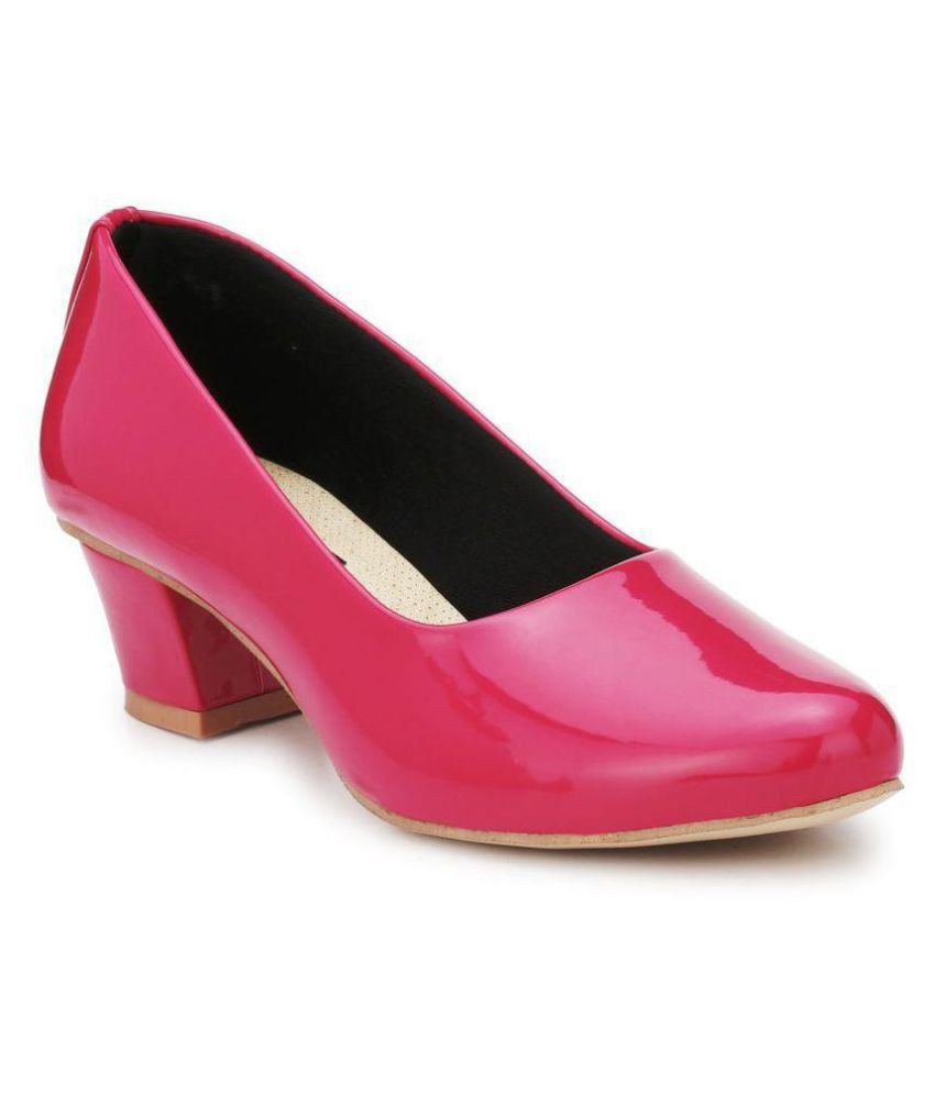     			Rimezs - Pink Women's Pumps Heels