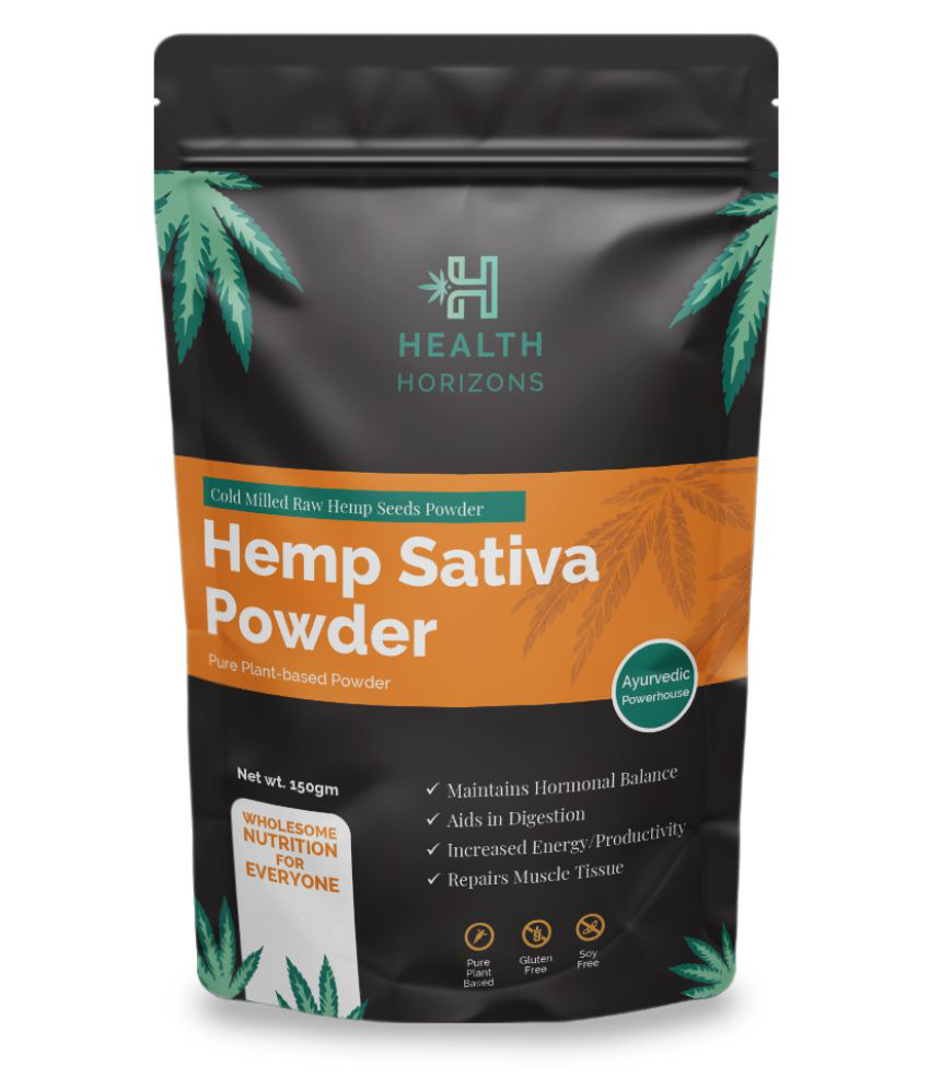 Health Horizons Ayurvedic Sativa Hemp Powder 150gm Ayurvedic Hemp Powder