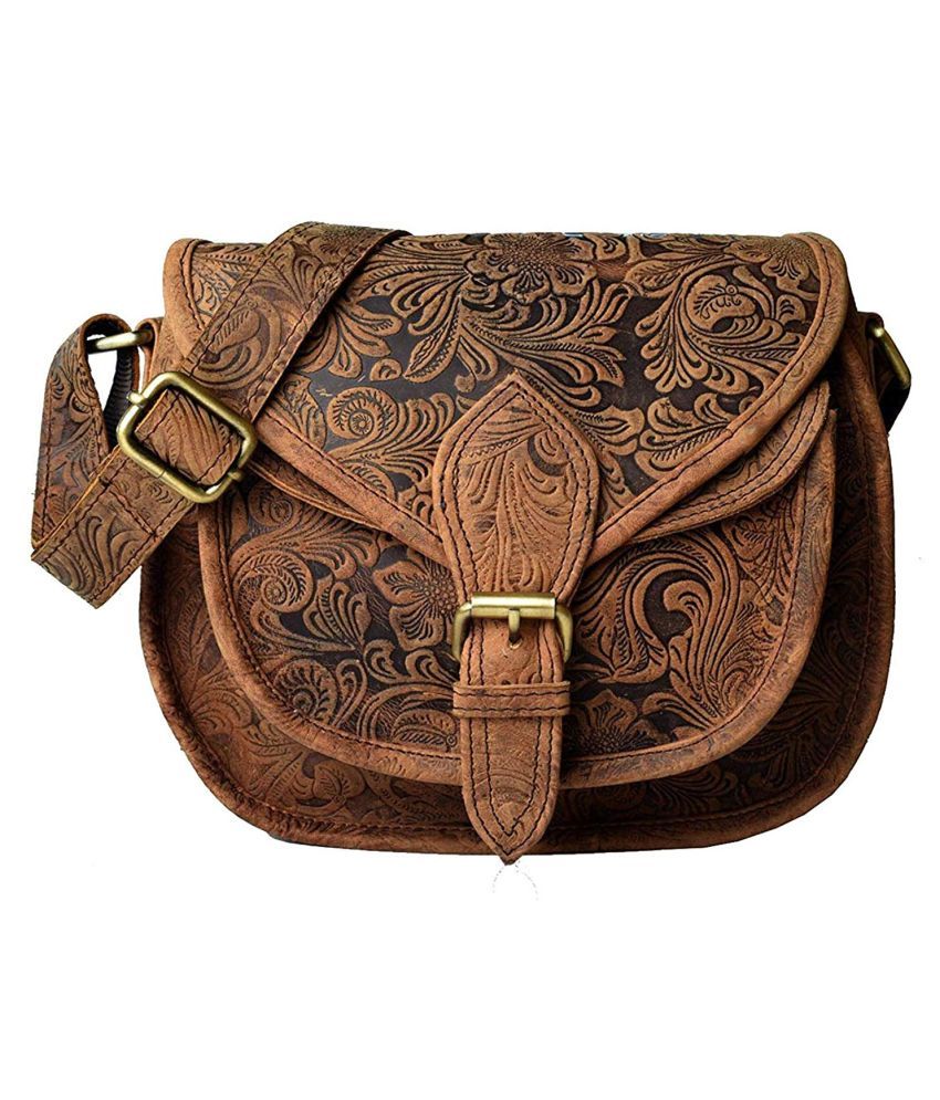 snapdeal leather bag