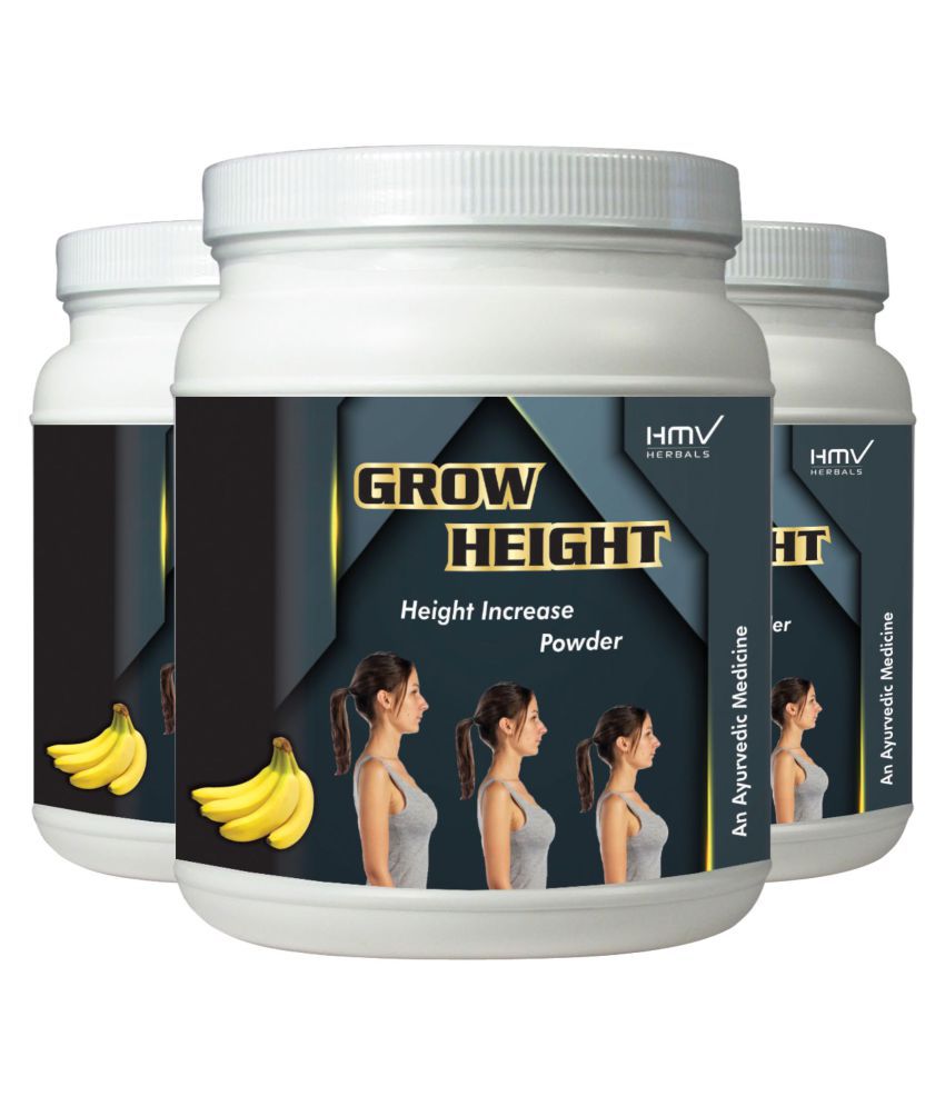     			HMV Herbals Grow Height Herbal Height Growth Powder 300 gm Pack of 3