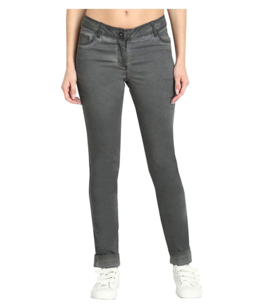 Buy OVERS Cotton Jeans - Black Online at Best Prices in India - Snapdeal