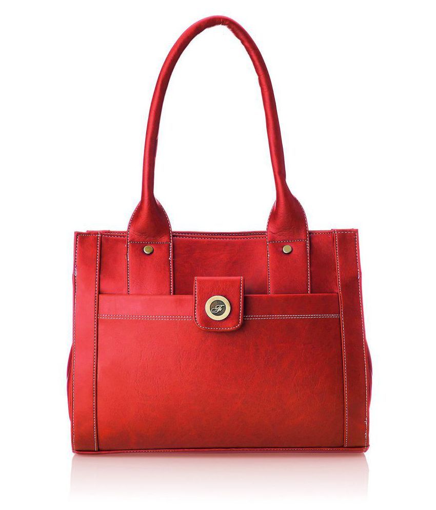 Buy Fostelo Red Faux Leather Shoulder Bag at Ubuy Liberia