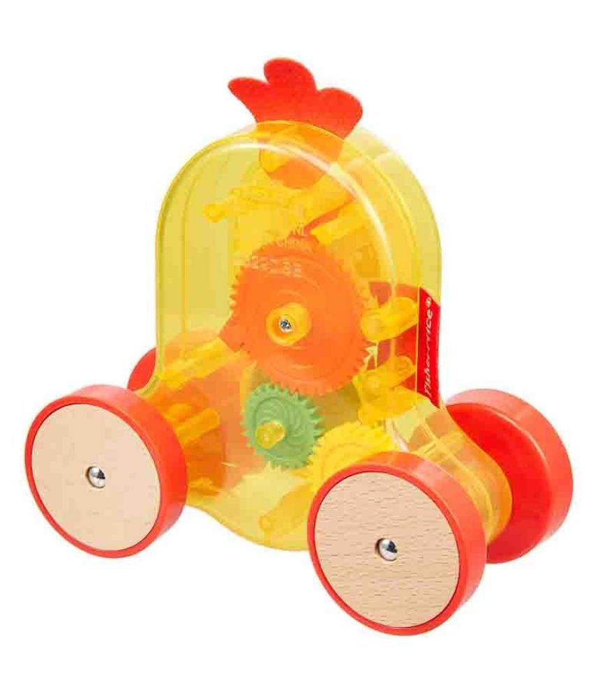 Fisher Price Rollin' Surprise Rooster, PushAlong Toy Vehicle For Baby