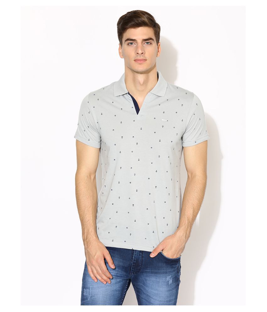 V2 Beige Plain Polo T Shirt - Buy V2 Beige Plain Polo T Shirt Online at ...