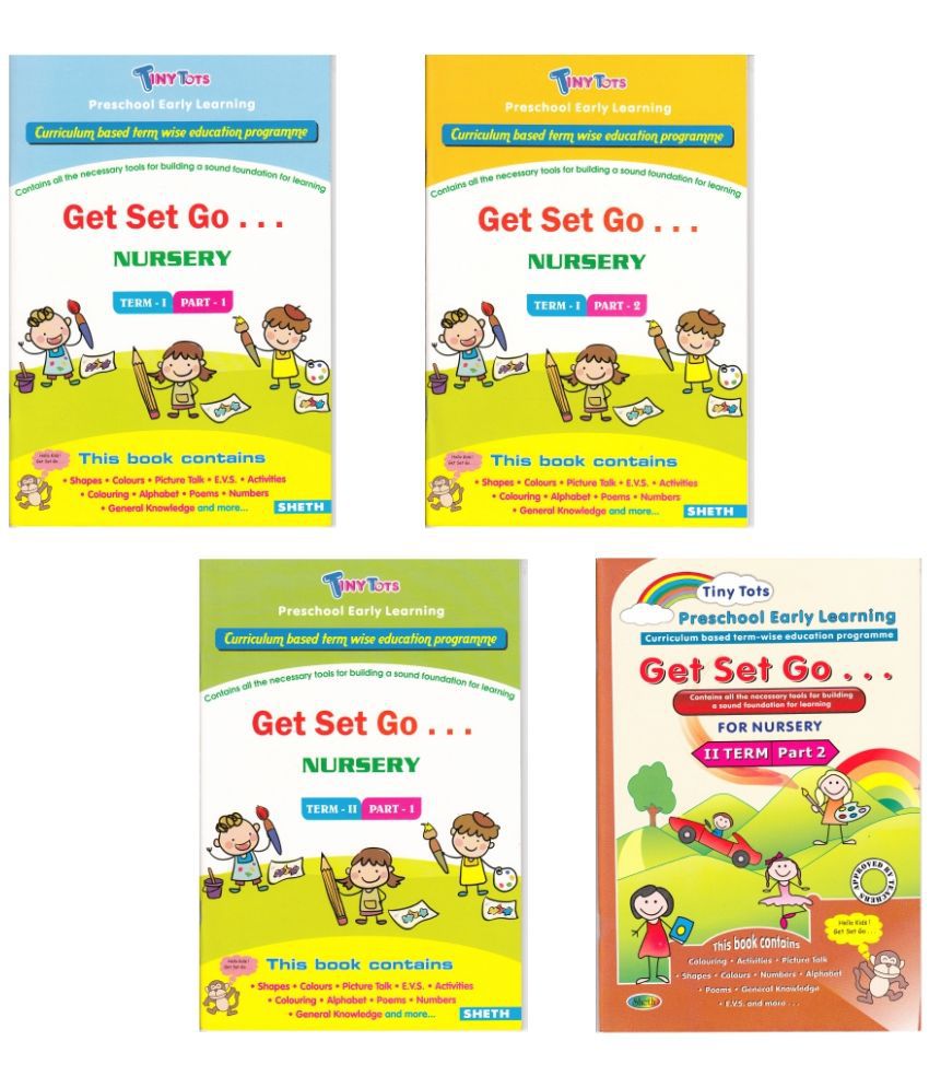     			Get Set Go Book Set - Nursery (Set of 4 )