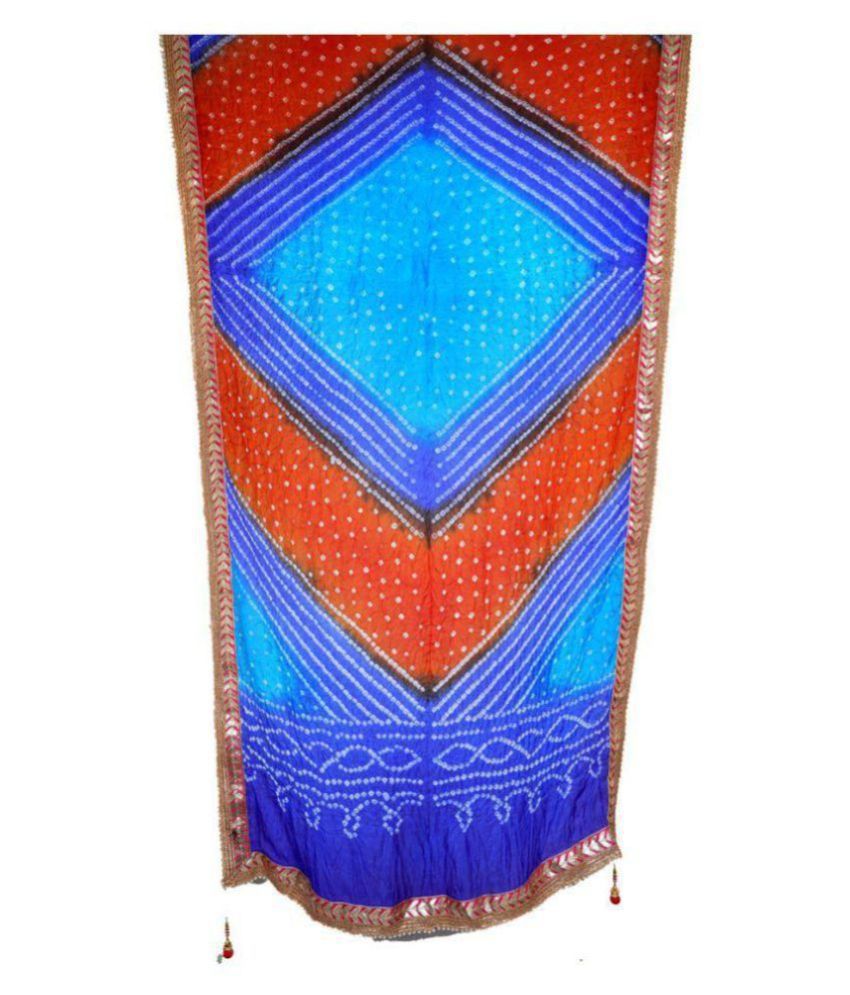     			Apratim Multicoloured Art Silk Dupatta