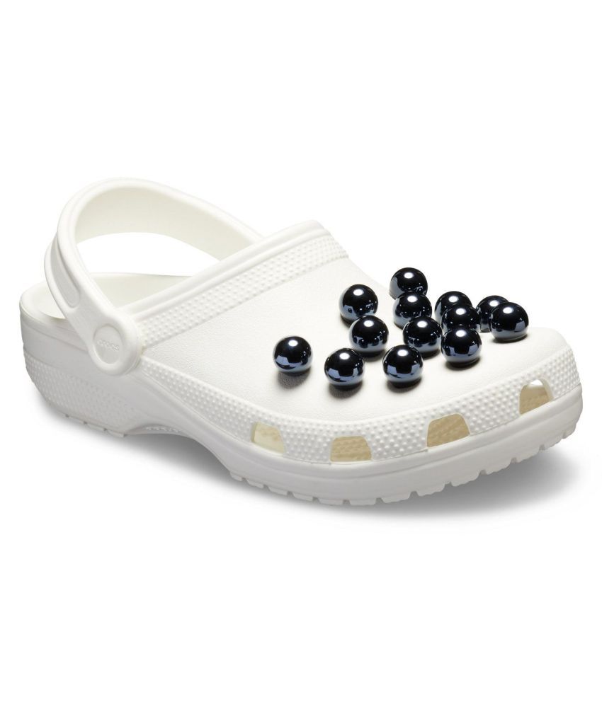 crocs with pearls