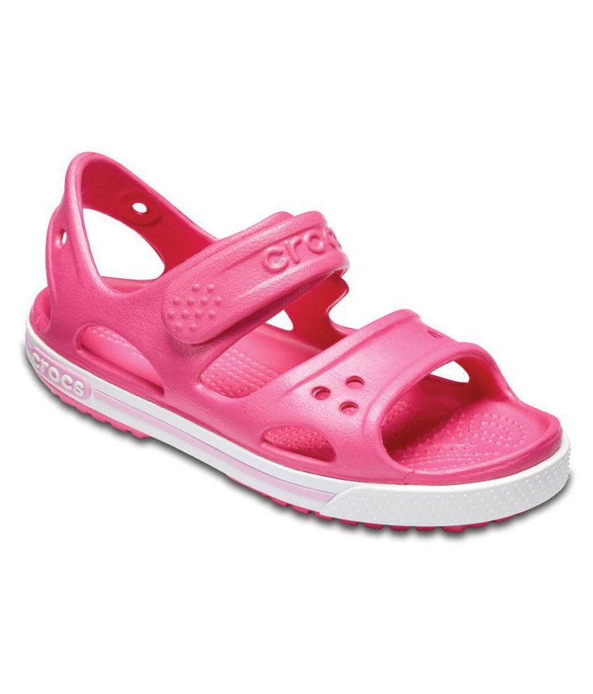 Crocs Crocband II Pink Boys Casual Sandals Price in India- Buy Crocs ...
