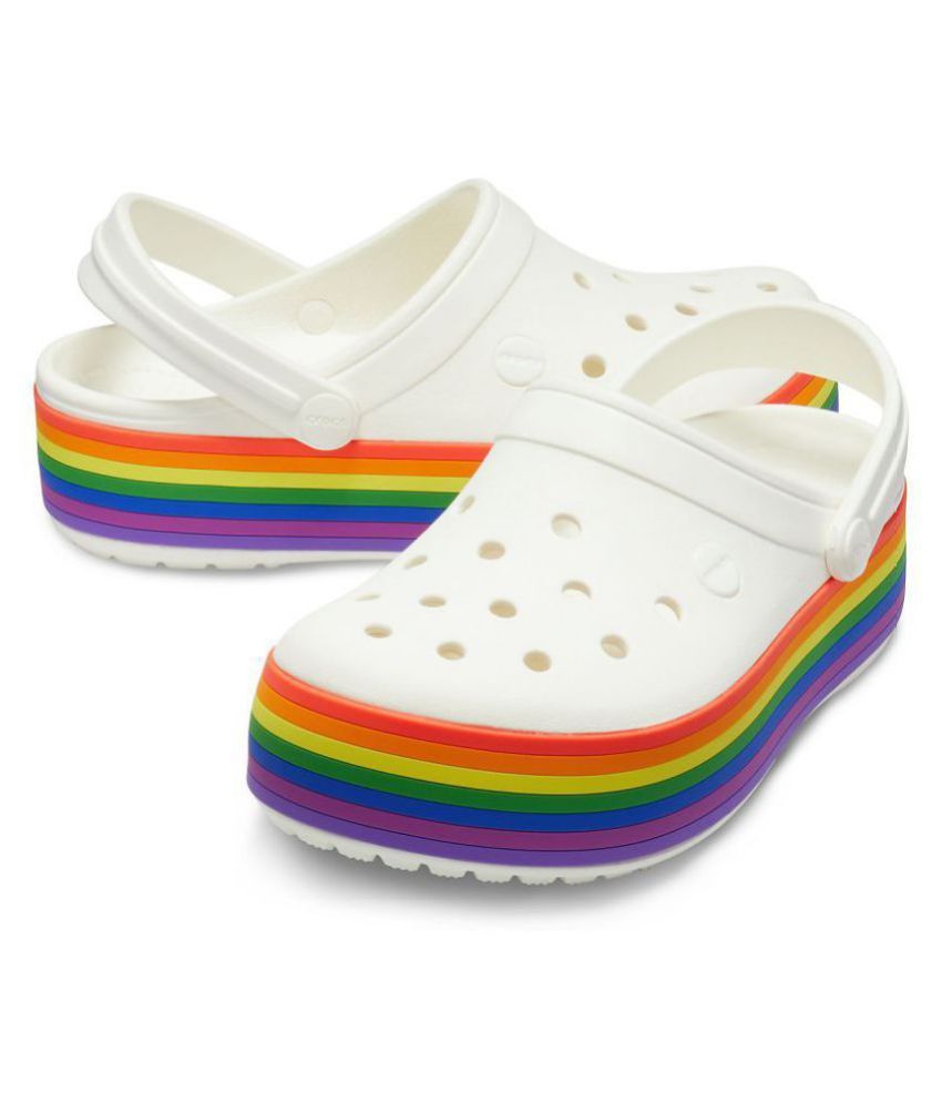rainbow crocs amazon