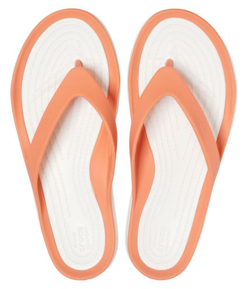 Crocs Orange Slippers Price in India- Buy Crocs Orange Slippers Online at Snapdeal